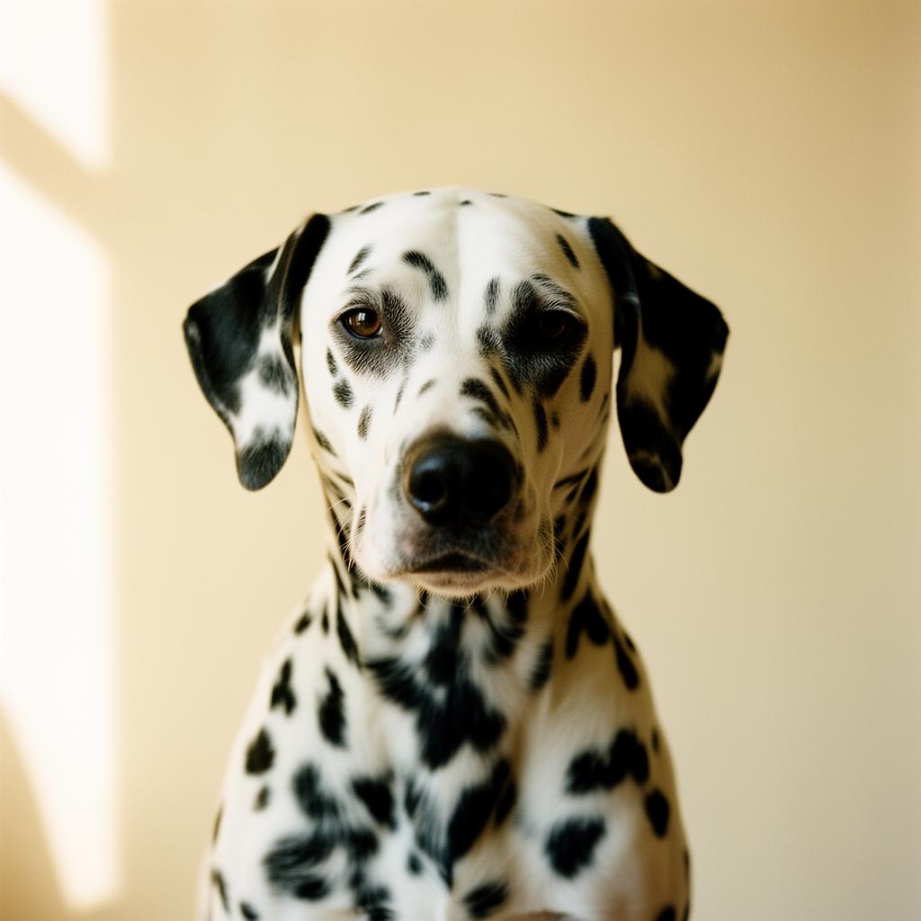Dalmatian portrait — the cover dog of THE HANDLER, Issue No. 01